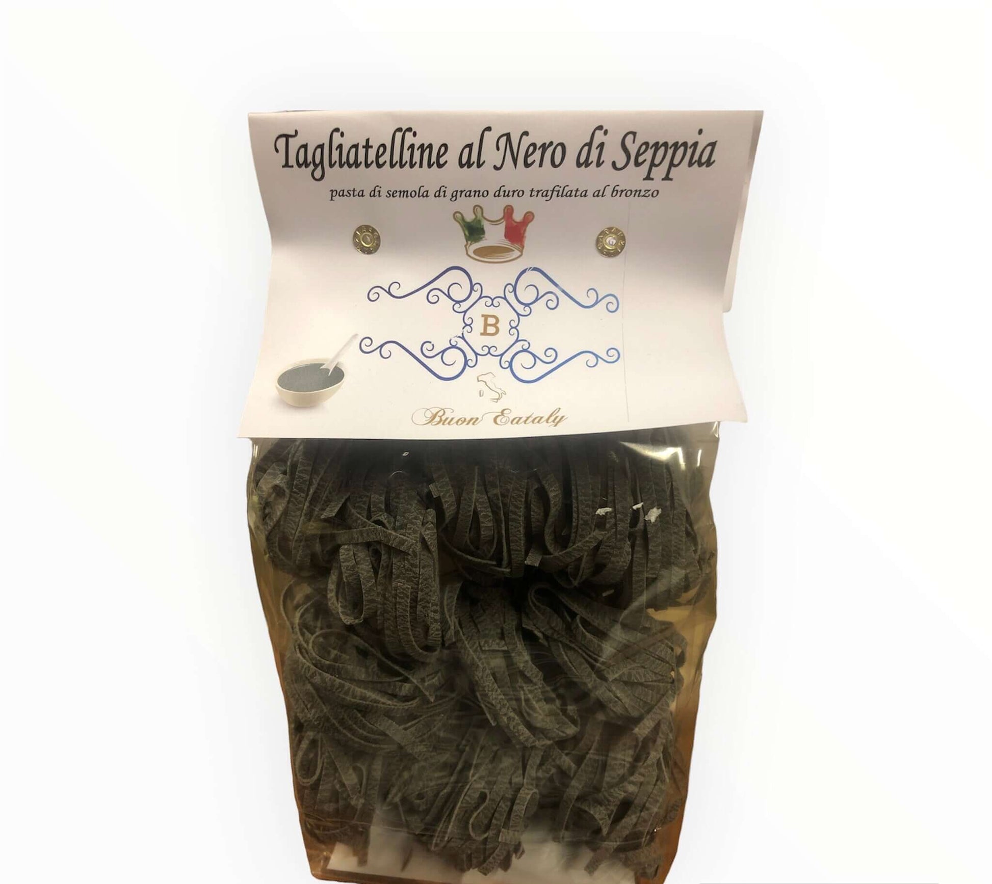 tagliatelline al nero di seppia