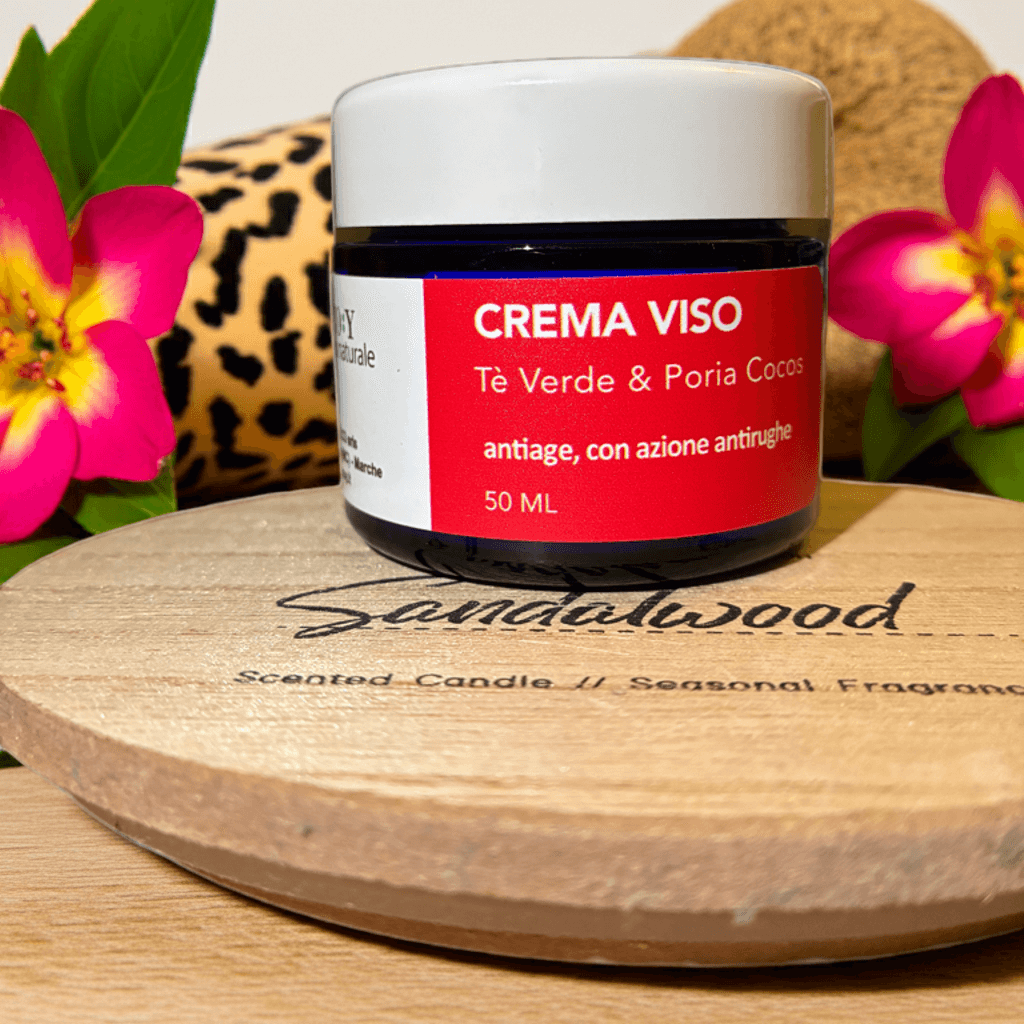 Anti-Aging Gezichtscrème met Poria Cocos & Groene Thee –  Hydraterend